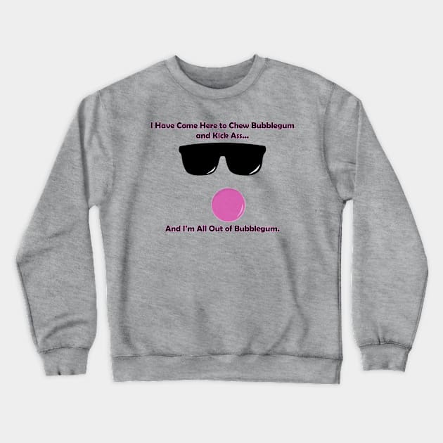 Time to chew Bubble Gum Crewneck Sweatshirt by JJFGraphics